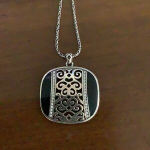 Brighton reversible medallion necklace